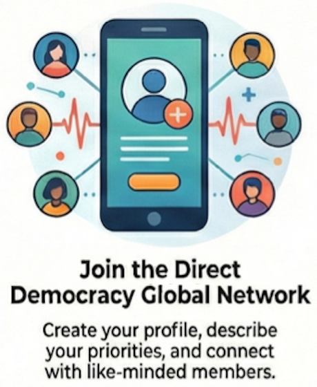 1. Join the Direct Democracy Global Network