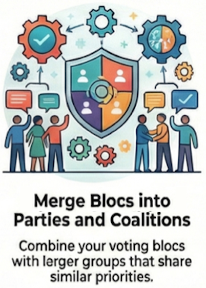 5. Merge Blocs into Parties and Coalitions