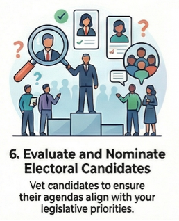 6. Evaluate and Nominate Electoral Candidates